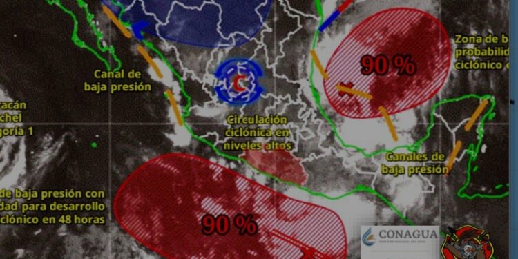 Se prevén lluvias en varias regiones de Guerrero; mantienen vigilancia a sistema en el Pacífico: SGIRPCGRO