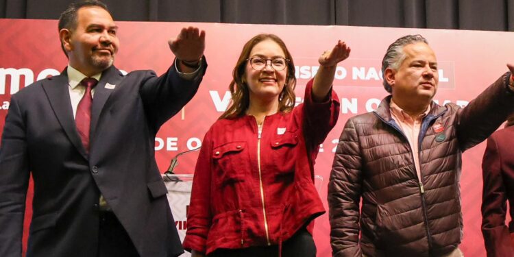 Vero Díaz rinde protesta ante el Consejo Nacional de Morena como Coordinadora Estatal de la Defensa de la Transformación y la Soberanía Nacional en Zacatecas