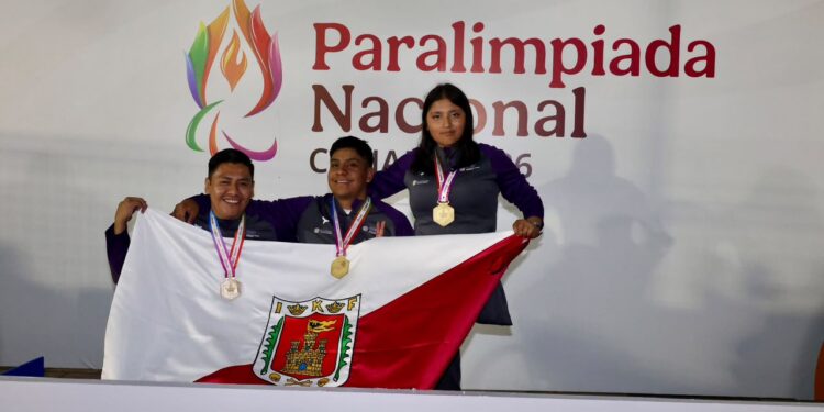 Tlaxcala conquista tres medallas de oro en la Paralimpiada Nacional CONADE 2026