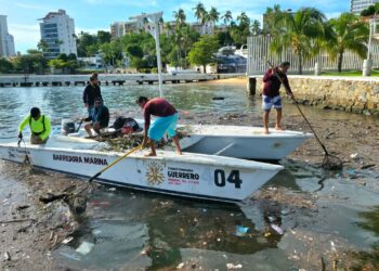 Continúa limpieza en Playa Honda; prevén retirar 30 toneladas de residuos