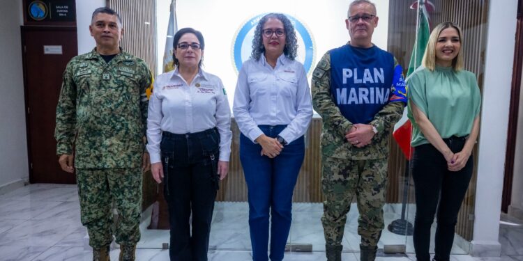 Encabeza Gobernadora Graciela Domínguez y titular de PC, Laura Velázquez reunión de seguimiento a “Simón”