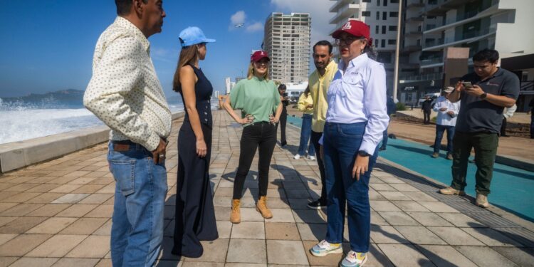 Se dará prioridad a rehabilitación del Malecón de Mazatlán, dice Gobernadora Graciela Domínguez