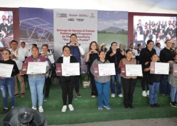 Proyectos de obra comunitaria contribuyen al crecimiento económico con liderazgo de mujeres