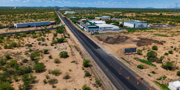 Registra 95% de avance carretera Hermosillo-Bahía de Kino impulsada por Gobernador Durazo