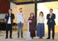 Lorena Cuéllar enciende iluminación del nuevo palenque del recinto ferial de Tlaxcala