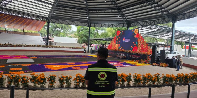Protección Civil estatal implementa protocolo para controlar aforo en «Tlaxcala, la Feria de Ferias 2026»