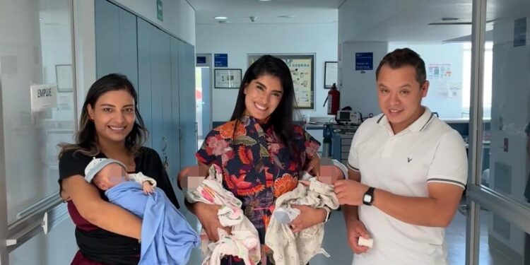 Brinda ISSSTE atención especializada a trillizos prematuros en el Hospital Regional de Morelia, Michoacán
