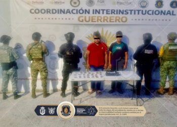 Detienen a ocho personas y aseguran presunta droga en acciones interinstitucionales en Acapulco