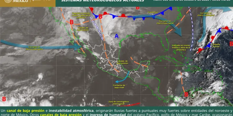 Pronóstico del clima en CDMX y Edomex: posibles lluvias por la tarde y descenso de temperatura