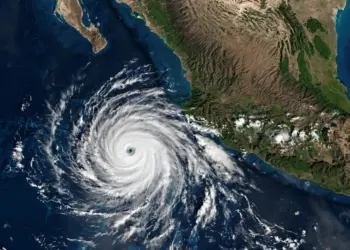 Rachel se intensifica frente a Baja California Sur; prevén lluvias y fuertes vientos